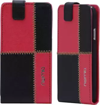 Чехол для Apple iPhone 5 5S numia Flipstyle Черный-Красный