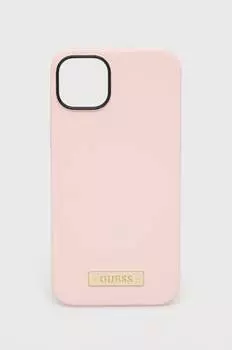 Чехол для iPhone 14 Plus 6,7 дюйма Guess, розовый