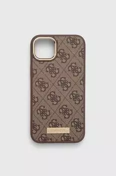 Чехол для iPhone 14 Plus 6,7 дюйма Guess, коричневый