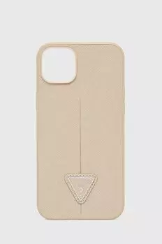 Чехол для iPhone 14 Plus 6,7 дюйма Guess, бежевый