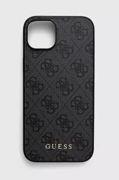Чехол для iPhone 15 Plus 6.7 Guess, серый