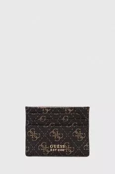 Чехол для карт «Угадай» Guess, коричневый