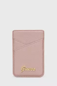 Чехол для кредитных карт Guess, розовый