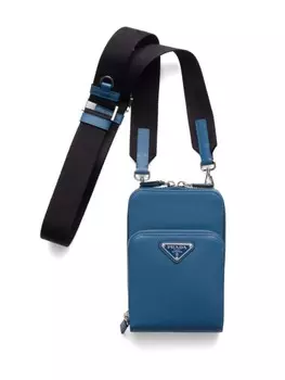 Чехол для смартфона Prada из кожи, синий