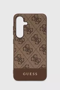 Чехол для телефона Galaxy S24 S921 Guess, коричневый