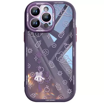 Чехол для телефона Hizeus Sea Diamond, Peace and joy Mickey - grass purple