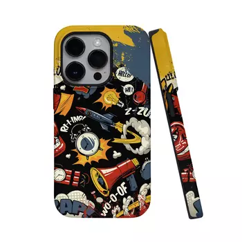 Чехол для телефона Keshami, Graffiti alarm clock 2-in-1 anti-fall shell