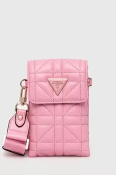 Чехол для телефона ЛАТОНА Guess, розовый