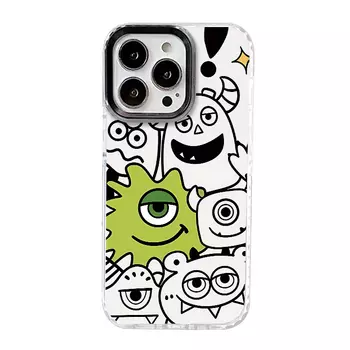 Чехол для телефона Victory Charge, Circle Shell-White Edge 0-Graffiti Monster