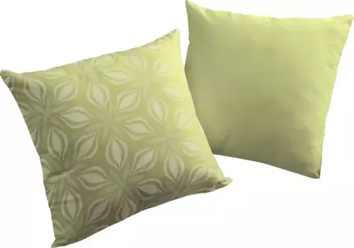 Чехол на подушку Adam "Retro Floret", (1 шт.), сертификат GOTS 50х50 см, светло-зеленый