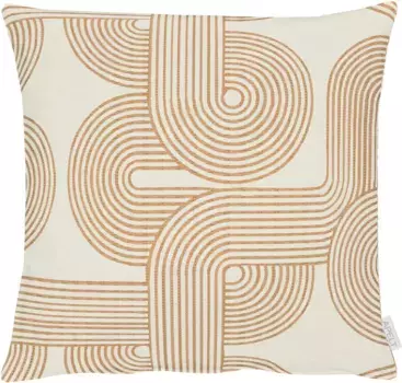 Чехол на подушку АПЭЛТ "Нова", (1 шт.) APELT 46х46 см, цвет beige, orange