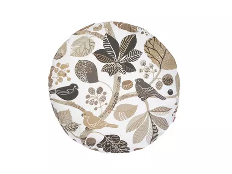 Чехол на подушку beties Heimtextil, 50x50 см, экрю/серо-коричневый