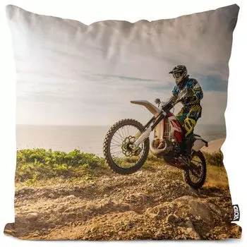 Чехол на подушку для байкеров VOID Enduro, полиэстер, водонепроницаемая подушка для улицы и дома. Размер: 60 x 60 см.