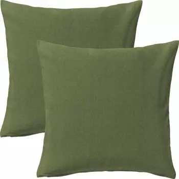 Чехол на подушку Erwin Mller 2er-Pack 200579, 50x1x50 см, темно-зеленый
