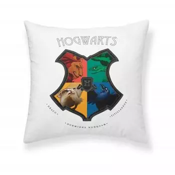 Чехол на подушку Harry Potter Shields Белый 45 x 45 см Harry Potter Shop