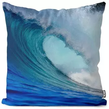 Чехол на подушку VOID Giant Wave, полиэстер, водонепроницаемая подушка для улицы и дома. Размер: 60 x 60 см.