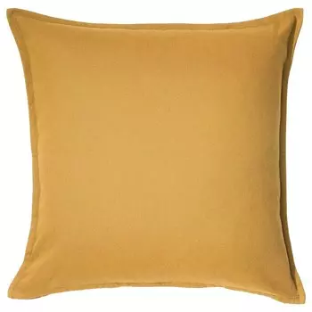 Чехол на подушку, золотисто-желтый, 50х50 см, GURLI IKEA