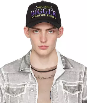 Черная бейсболка Rocco Dsquared2, цвет Black