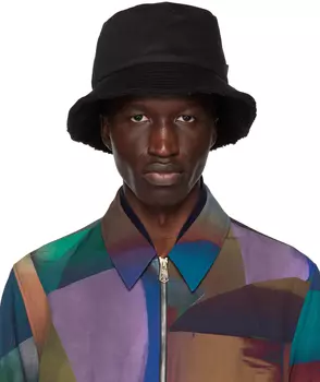 Черная двусторонняя панама Paul Smith
