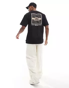 Черная футболка ellesse Peroli