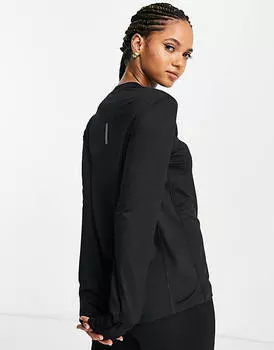 Черная футболка с круглым вырезом Nike Running Element Dri-FIT