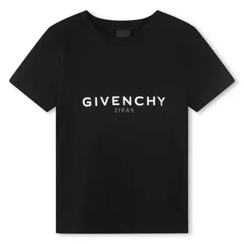 Черная футболка с логотипом Givenchy, черный