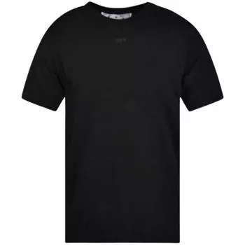 Черная футболка узкого кроя с логотипом Rubber Arrow Off-White, черный