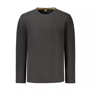 Черная хлопковая рубашка Hugo Boss