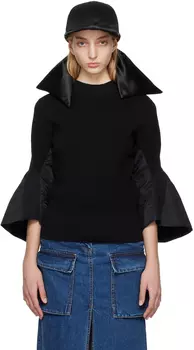 Черная кепка с бантом sacai