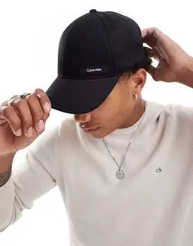 Черная кепка с логотипом Calvin Klein Essential