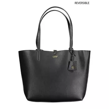 Черная кожаная сумка Ralph Lauren