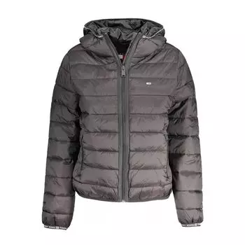 Черная куртка из полиэстера Tommy Hilfiger