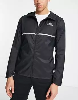 Черная куртка на молнии adidas Running Own the Run