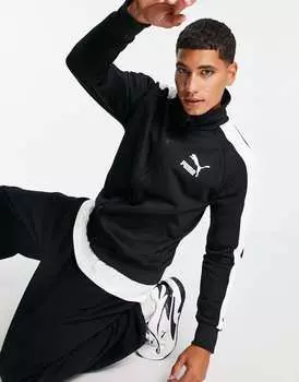 Черная куртка на молнии Puma Iconic T7