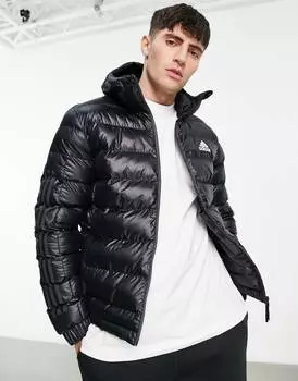 Черная куртка с капюшоном adidas Outdoor