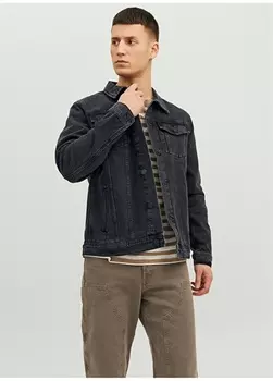 Черная мужская куртка Jack & Jones
