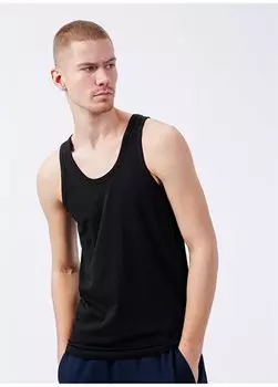Черная мужская майка I081SZ0IU.000.БЕЗ РУКАВОВ U.S. Polo Assn., черный