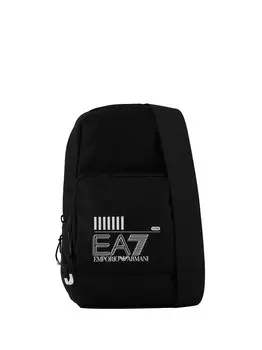 Черная мужская сумка через плечо Ea7