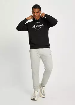 Черная мужская толстовка с капюшоном Ellesse