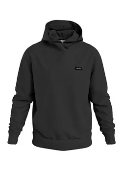 Черная мужская толстовка с воротником с капюшоном Calvin Klein