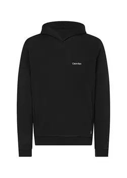 Черная мужская толстовка с воротником с капюшоном Calvin Klein