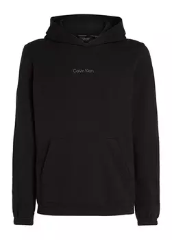 Черная мужская толстовка с воротником с капюшоном Calvin Klein