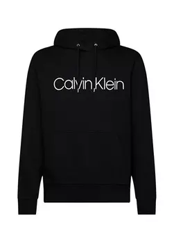 Черная мужская толстовка с воротником с капюшоном Calvin Klein