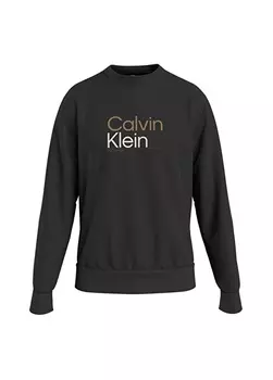 Черная мужская толстовка с воротником с капюшоном Calvin Klein