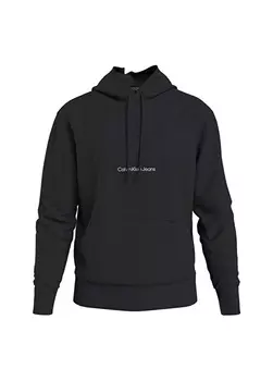 Черная мужская толстовка с воротником с капюшоном Calvin Klein Jeans