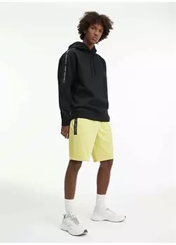 Черная мужская толстовка с воротником с капюшоном Calvin Klein Jeans