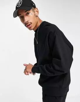 Черная плотная толстовка оверсайз ASOS DESIGN