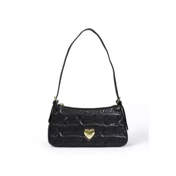 Черная полиэтиленовая сумка LOVE MOSCHINO