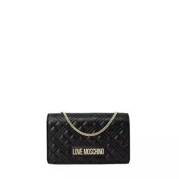 Черная полиэтиленовая сумка LOVE MOSCHINO