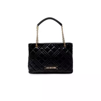 Черная полиэтиленовая сумка LOVE MOSCHINO